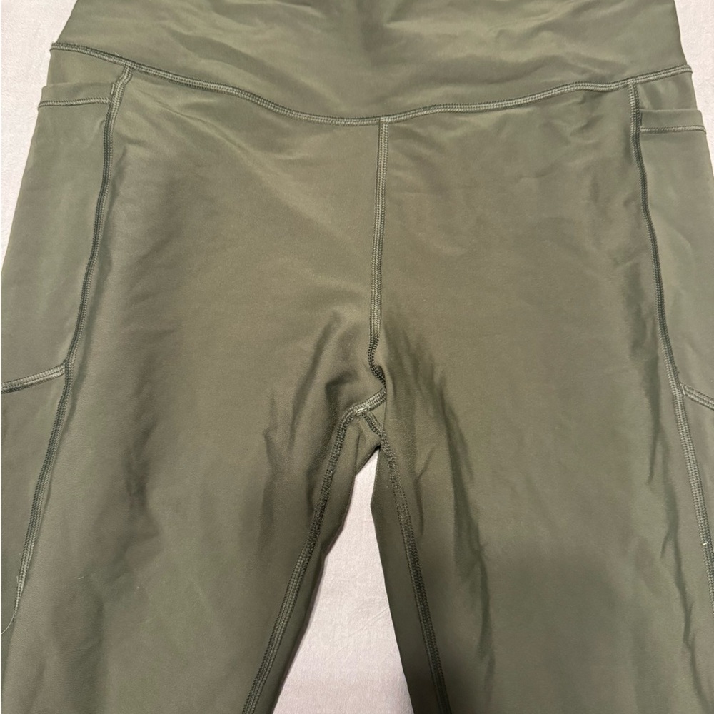Victoria's Secret Olive Green Leggings with side pockets